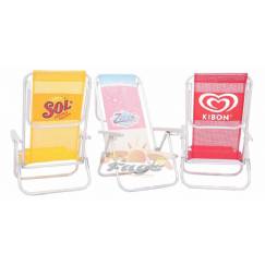 Foto Cadeira de Praia modelo Preguiçosa Personalizada