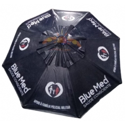 Foto Ombrelone Personalizado Modelo Redondo Sem Abas 2,40 m de diâmetro